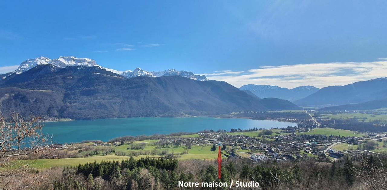 Studio A La Campagne Au Bout Du Lac D'Annecy Doussard Dış mekan fotoğraf